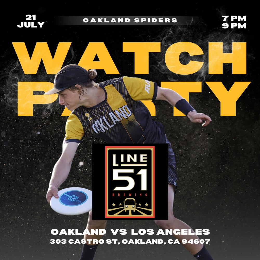 Spiders vs. Aviators Line 51 Brewing Watch Party - Oakland Spiders
