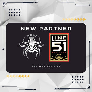 Spiders Announce Exciting New Partnership with Line 51 Brewing
