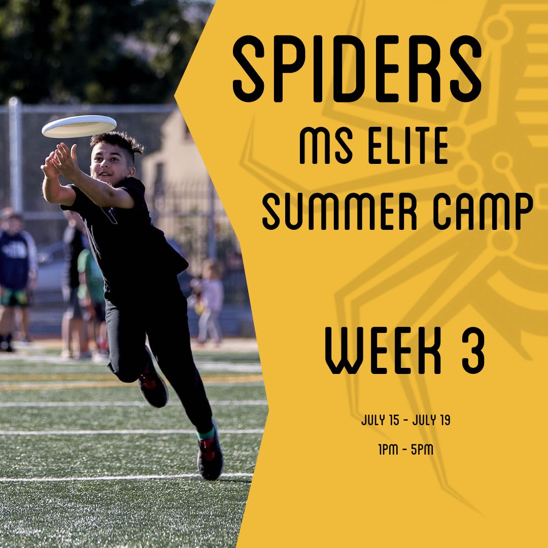 Spiders MS Elite Summer Camp Week 3 Oakland Spiders