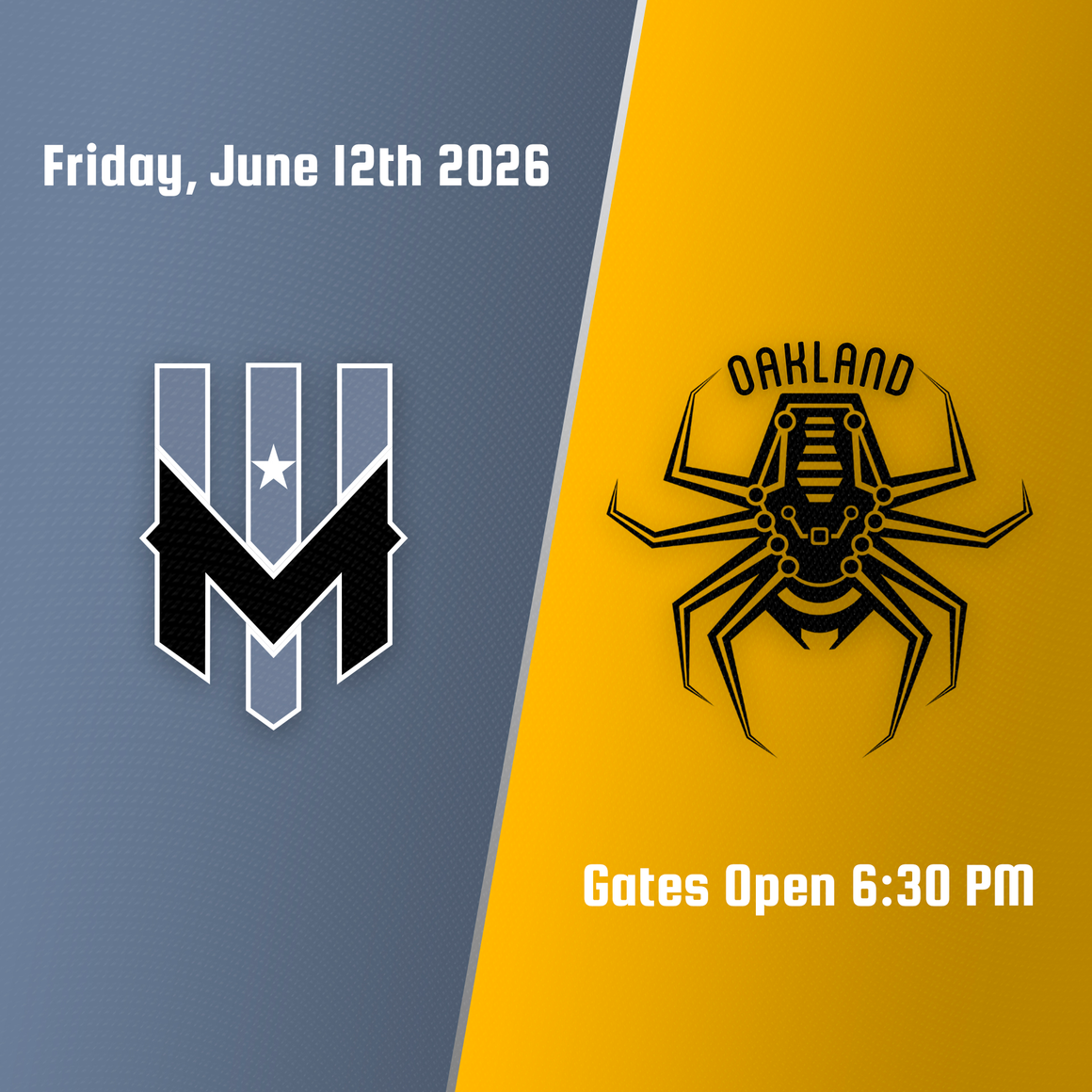 6/12/2026 - Minnesota Wind Chill vs Oakland Spiders