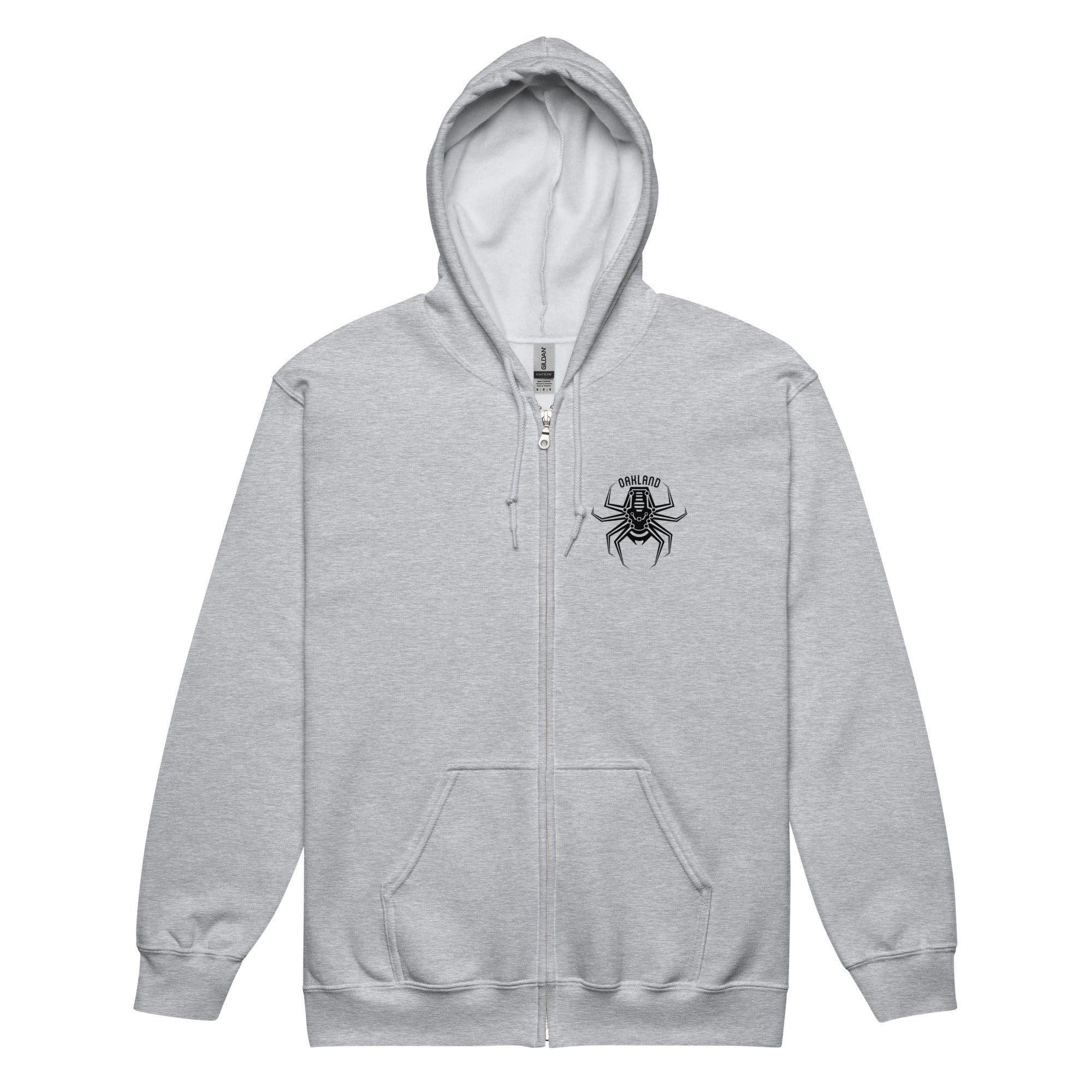 Spiders Logo heavy blend zip hoodie - Oakland Spiders