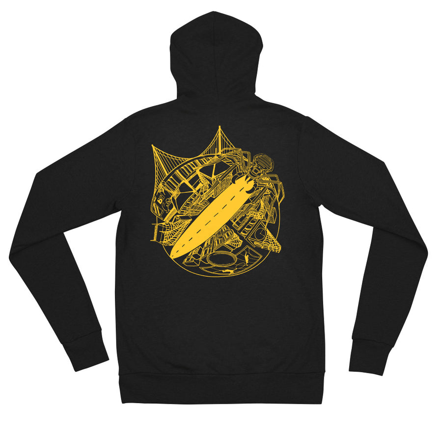 Spider World Zip Hoodie