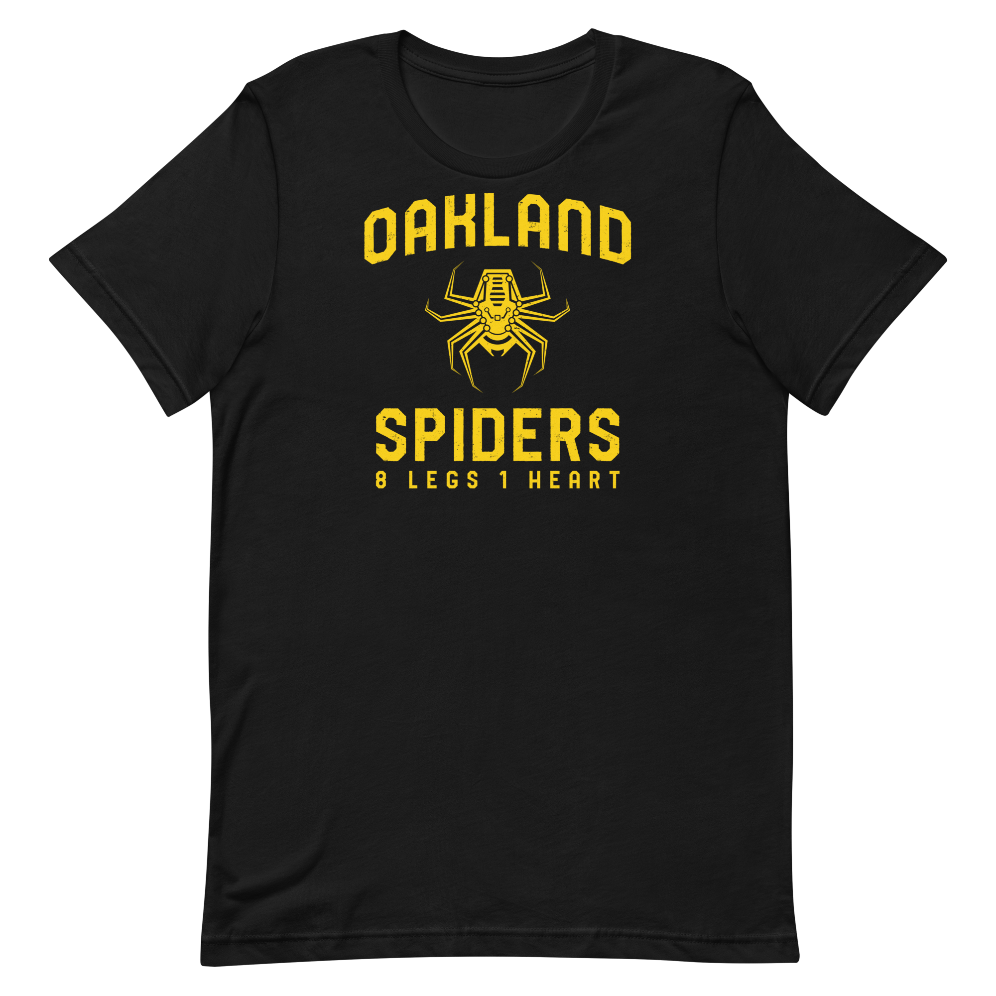 Oakland Spiders Tee- Yellow Print
